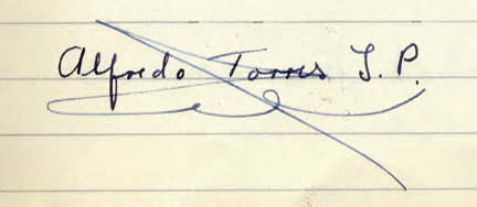 Alfredo Torres, Legionario del Papa
