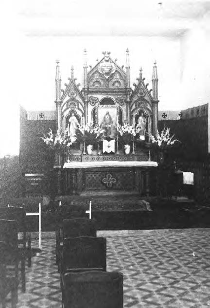 Altar usado en la Misa de la fundación de la Legión de Cristo
