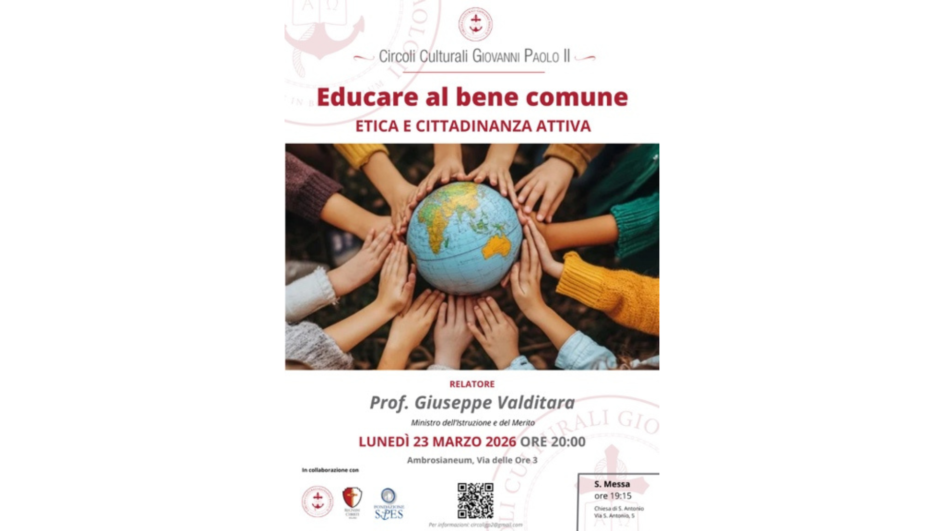Circoli Culturali Giovanni Paolo II - Milano: Educare al bene comune: etica e cittadinanza attiva