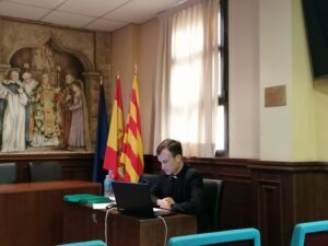 Il P. Peter Mullan, LC riceve il dottorato in filosofia